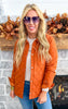 Dose of Fall Quilted Jacket - Light Copper