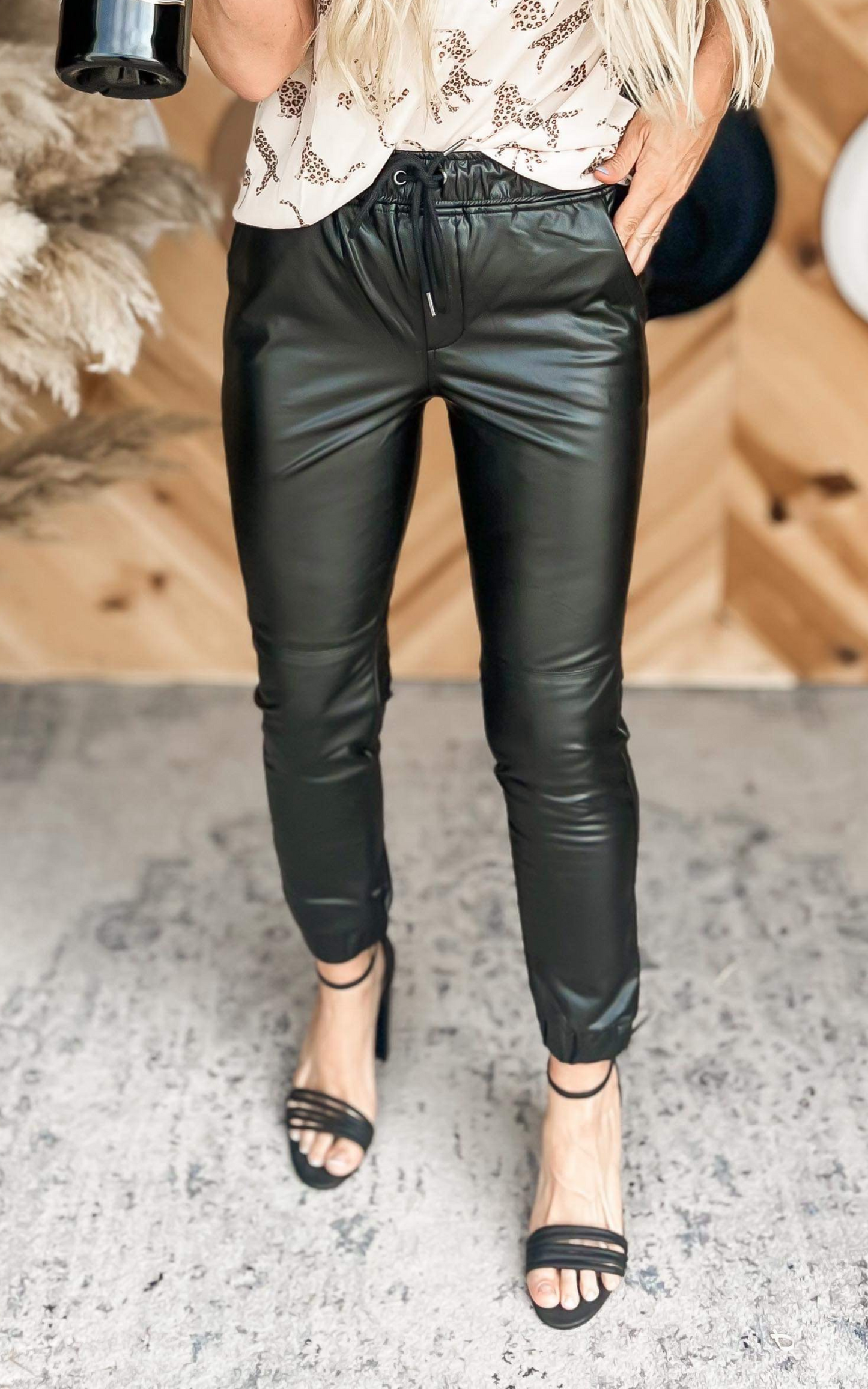 Faux Leather Pants