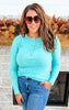 Ribbed Long Sleeve Top - Final Sale