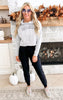 High Waisted Solid Knit Jogger - Final Sale