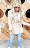 Fall in Season Quilted Jacket | Taupe