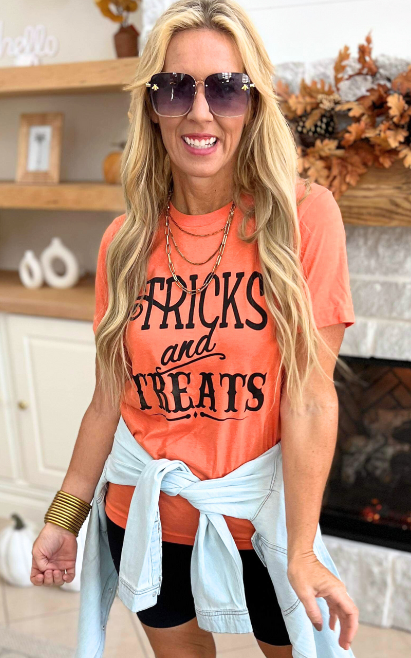 Tricks and Treats Halloween T-Shirt**