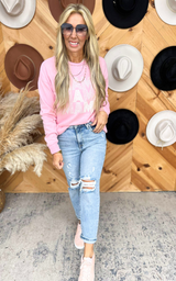 Mama Pink Graphic Sweatshirt