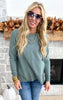 Keep it Classy Olive Boat Neck Sweater