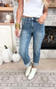 High Rise Straight Denim Jeans | Lovervet by Vervet - Final Sale