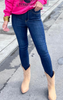 High Waist w/ Phone Yoke Seam Skinny Denim Jeans - Judy Blue - Final Sale