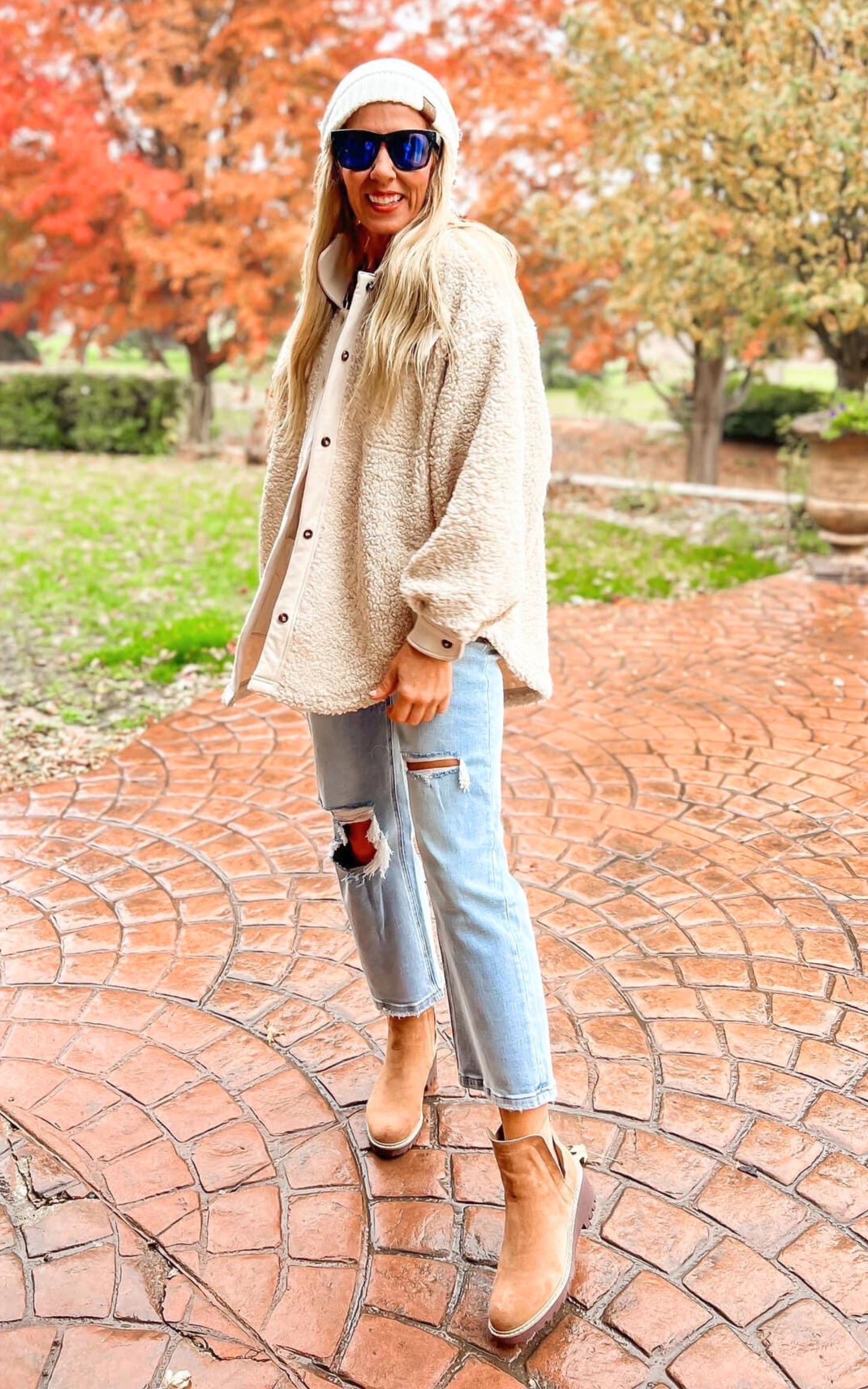 Cozy As Can Be Sherpa Jacket - Oatmeal