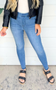 High Rise Pull On Skinny Denim Jeans - Judy Blue - Final Sale