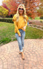 Butterscotch Double Ruffle Hacci Sweater