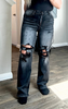 Distressed Loose Fit Straight Leg Jeans | Risen