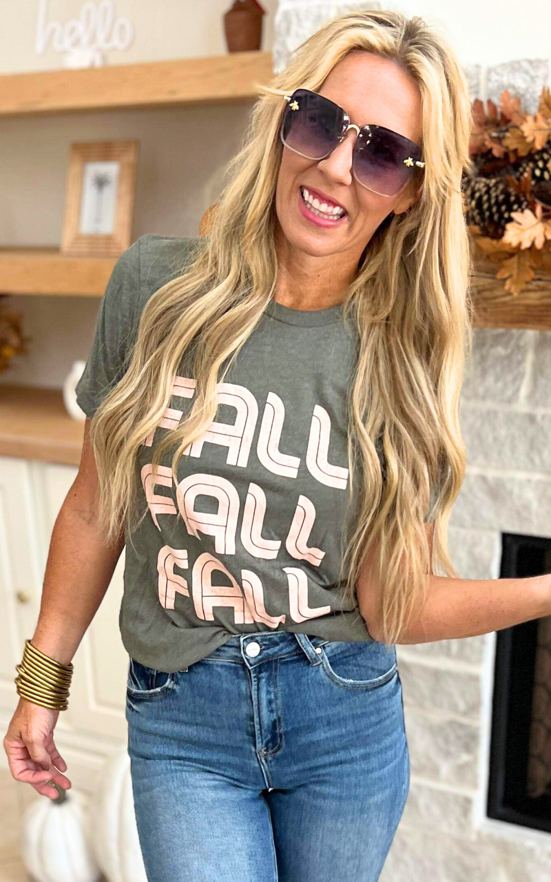 Fall Fall Fall Unisex Graphic Tee**