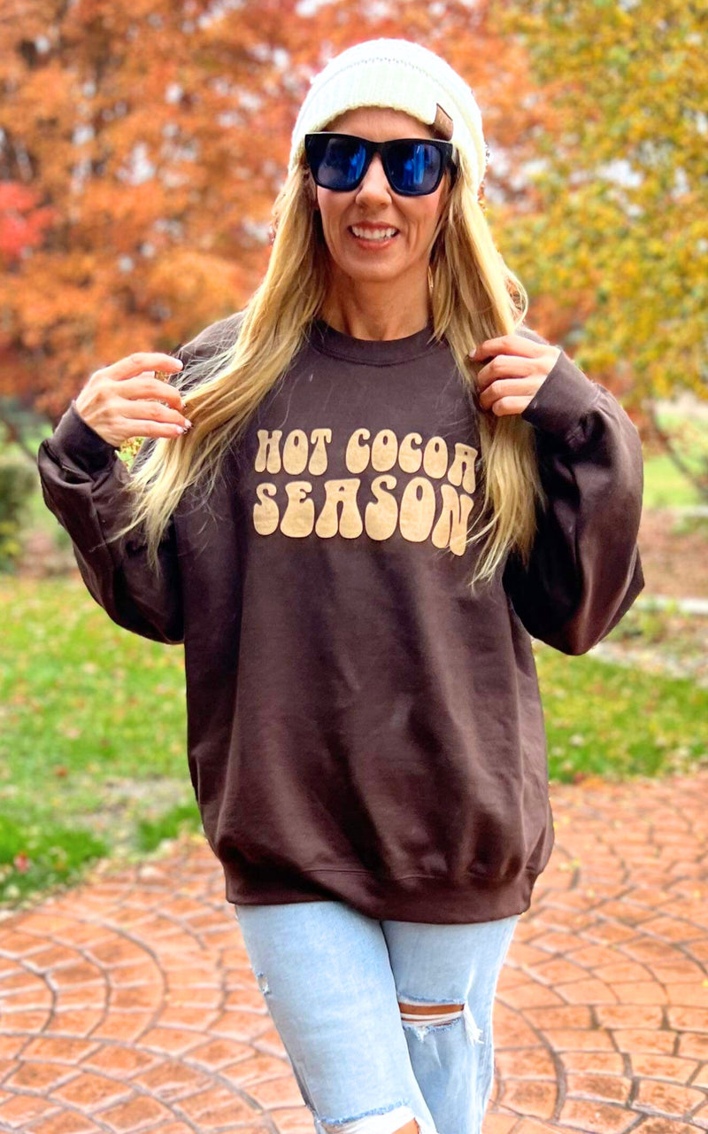 Hot Cocoa Crewneck Sweatshirt**