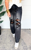 Distressed Loose Fit Straight Leg Jeans | Risen