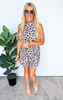 Get Wild Leopard Halter Neck Dress