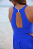 PREORDER-Chasing Sunshine Skirted Swimsuit, Royal Blue | JESS LEA *30A JANUARY PREORDER