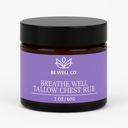 Breathe Well Tallow Chest Rub 2oz | BE WELL *30A SEPT PREORDER