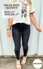 The Eva High Rise Ankle Skinny Denim Jean | Mica ** - Final Sale