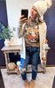 Brown Give Thanks to the Lord Garment Dyed Graphic T-shirt - Final Sale