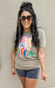 Good Vibes Only Olive Graphic T-shirt