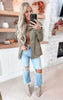 MICA | 90's Vintage Crop Flare Denim Jeans - Final Sale