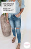 Gained High Rise Cropped Skinny Denim Jea