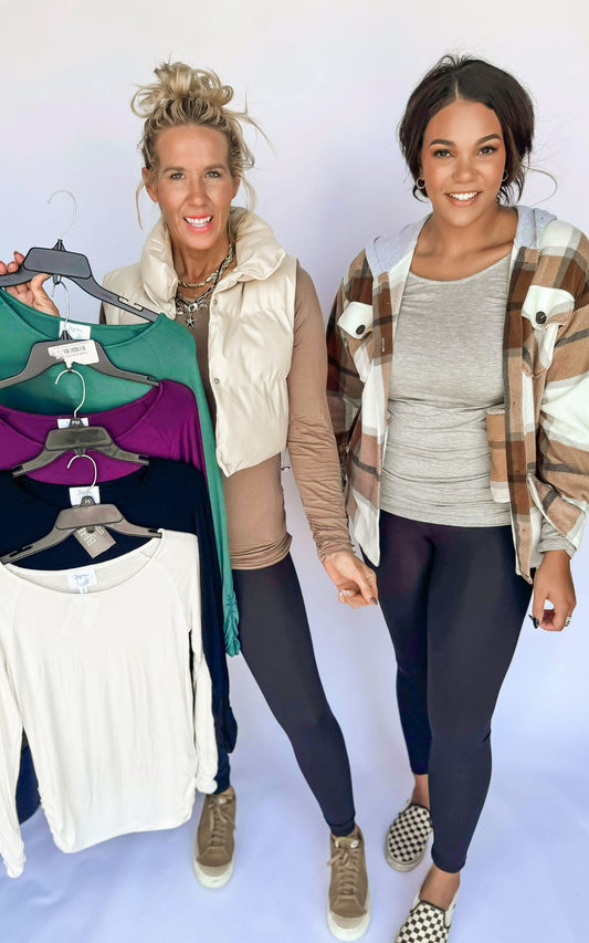 The Essential Long Sleeve Ruched Tunic by Salty Wave*DEAL-FINAL SALE