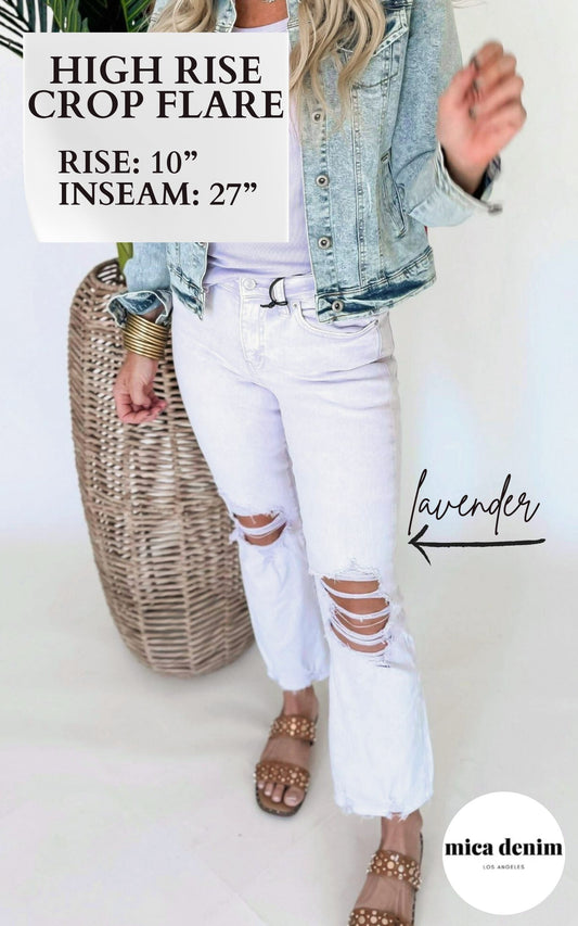 MICA | The Hayden High Rise Vintage Flare Denim Jean - Final Sale