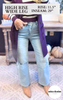 MICA | Acai Blue Super High Rise Wide Leg Denim Jeans*