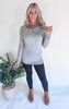 The Essential Long Sleeve Ruched Tunic by Salty Wave*DEAL-FINAL SALE
