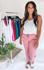 Sleeveless Double Scoop Neck Tank Top - Final Sale