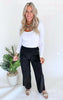 Front Pleated Tailored Wide Leg Pants | Mono B - Final Sale