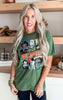 Halloween Favorite Villians Garment Dyed Graphic T-shirt - FINAL SALE