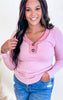 Rosy Glow Long Sleeve Top