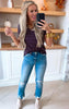 V-Neck Stripe Short Sleeve Top - Final Sale