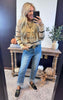 Gradient Striped Crewneck Sweater** FINAL SALE