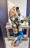 Smores and Bonfire Nights Plaid Hooded Shacket