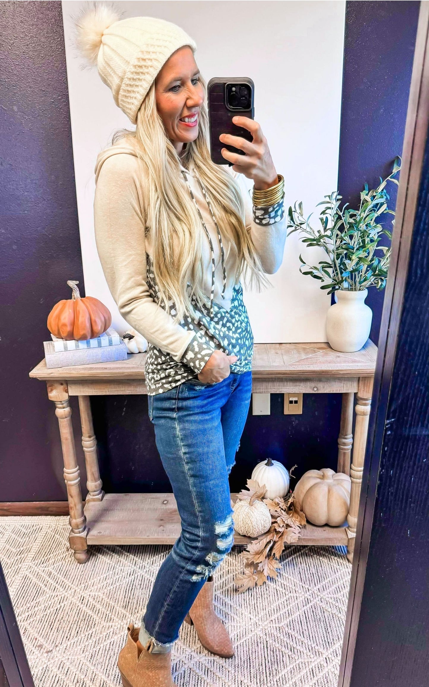 Wild Side Charcoal Hoodie