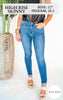 The Maddison High Waisted Cuffed Skinny Denim Jean (REG/CURVY) | Judy Blue - Final Sale