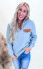 Heather Grey Diamond Pullover Sweater