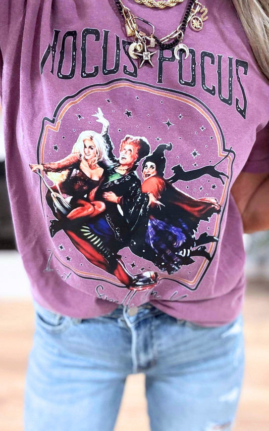 Hocus Pocus...I Put A Spell on You Garment Dyed Graphic T-shirt