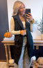 Double Breasted Pocketed Vest** - Final Sale
