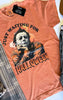 Just Waiting for Halloween Garment Dyed Graphic T-shirt