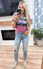 Stacked VHS Halloween Movies Garment Dyed Graphic T-shirt - FINAL SALE