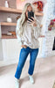 Cuddle Me Cozy Acid Wash Pullover - Final Sale**