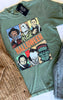 Halloween Favorite Villians Garment Dyed Graphic T-shirt - FINAL SALE
