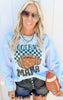 Football Mama Graphic Crewneck Sweatshirt**