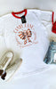 Candy Cane Christmas Club Ringer Graphic T-shirt**