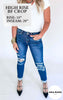 Mica | The Hannah High Rise Boyfriend Crop w/ Cuff Denim Jeans*