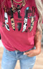 Friends Knife Halloween Garment Dyed Graphic T-shirt