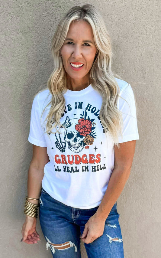 I Believe in Holding Grudges Snarky Graphic T-shirt